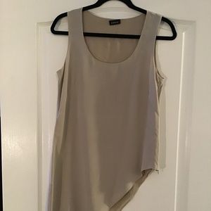 Arris tan sleeveless tunic